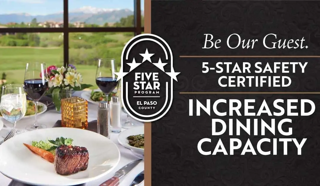 The Steakhouse is 5-Star Certified